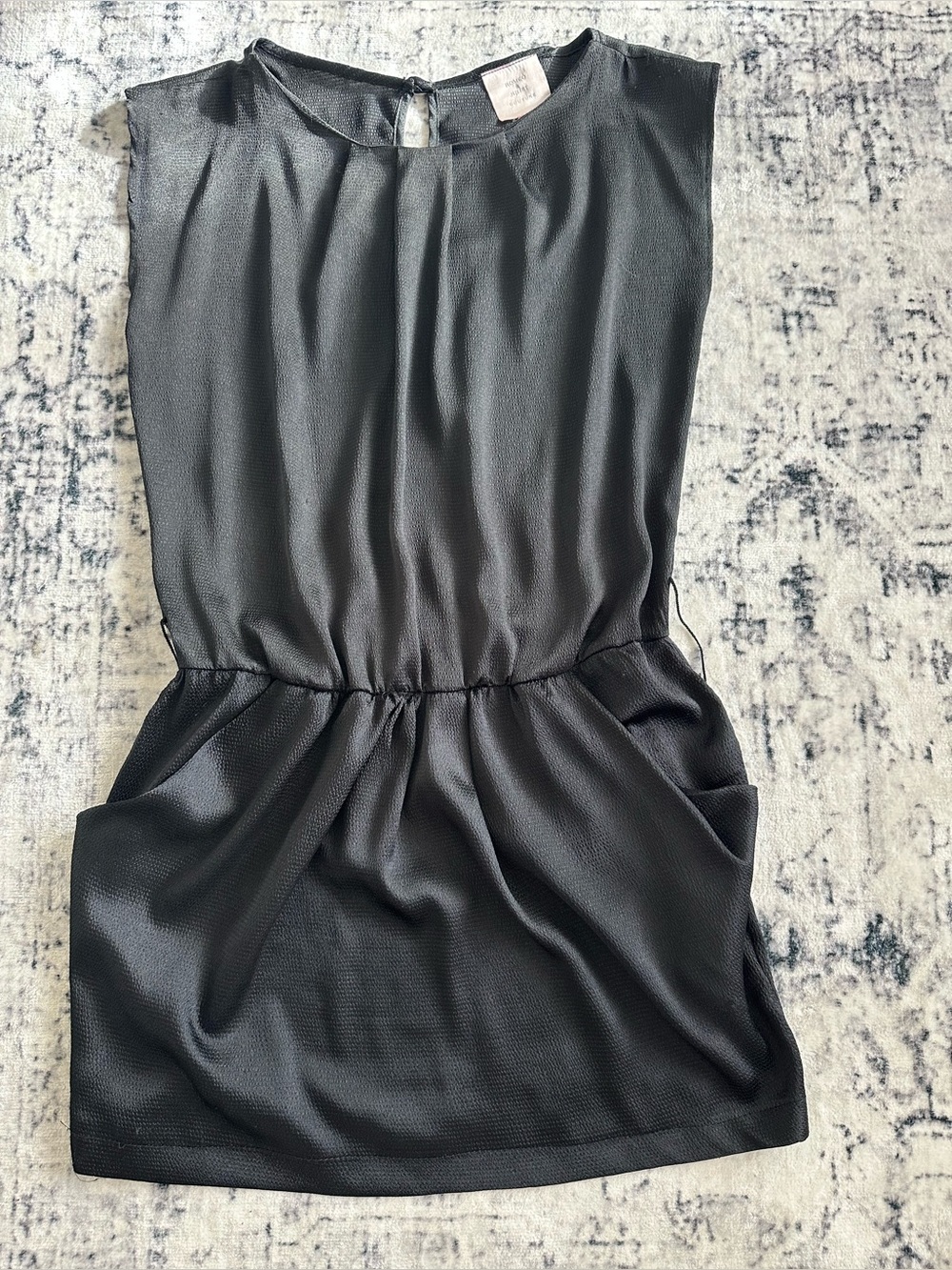 Romeo & Juliet Couture Black Sleeveless Mini Dress